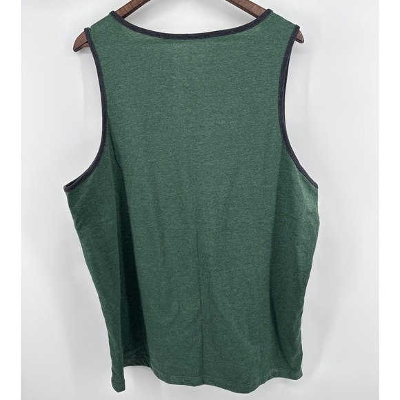 Colosseum Michigan State Spartans Mens XXL Green Grey Colorblock Tank Top MSU - Picture 4 of 4